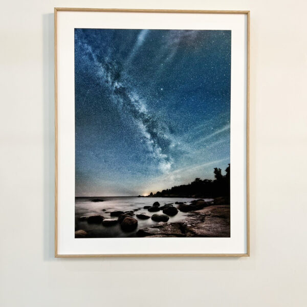 Linnunradan lumoa -taulu 55x70cm