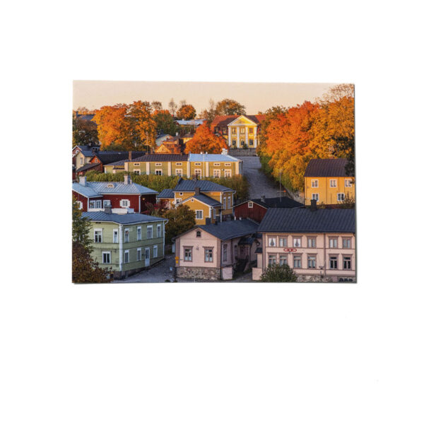 Postikortti - Auringonlasku syksyllä